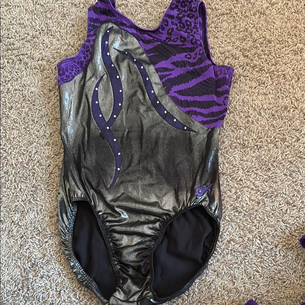 Purple and Silver Kids Costume